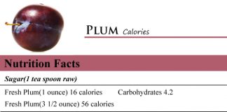 Plum Calories