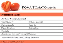 Roma Tomato Calories