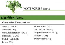 Watercress Calories