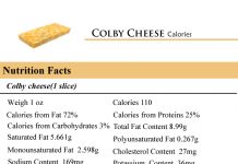 Colby Cheese Calories