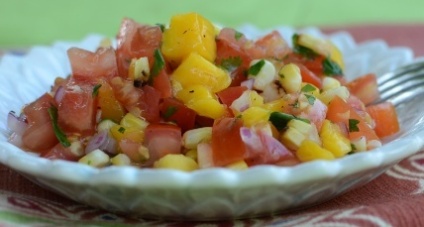 Grilled Mango with Salsa