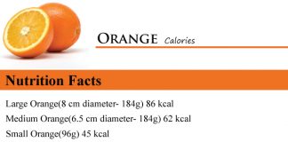 Orange Calories